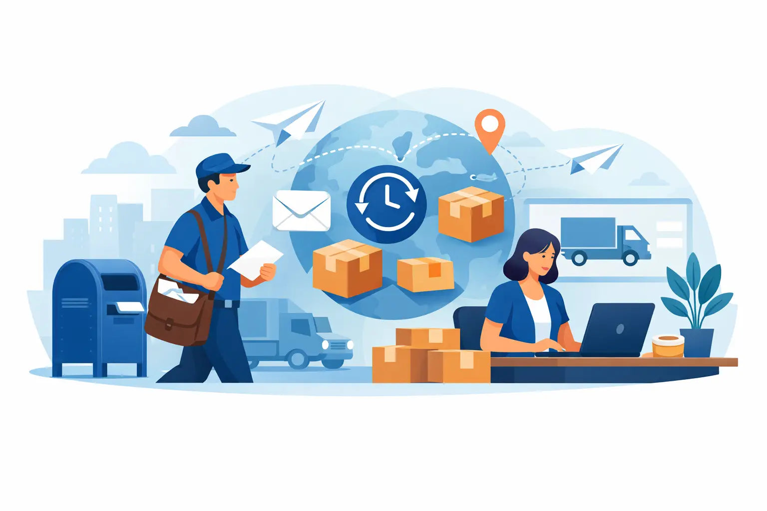 Guida portalettere e spedizione per ufficio