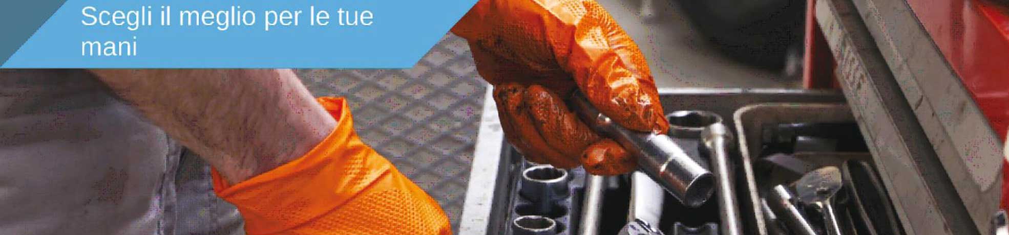 Guanti in nitrile e lattice Reflexx