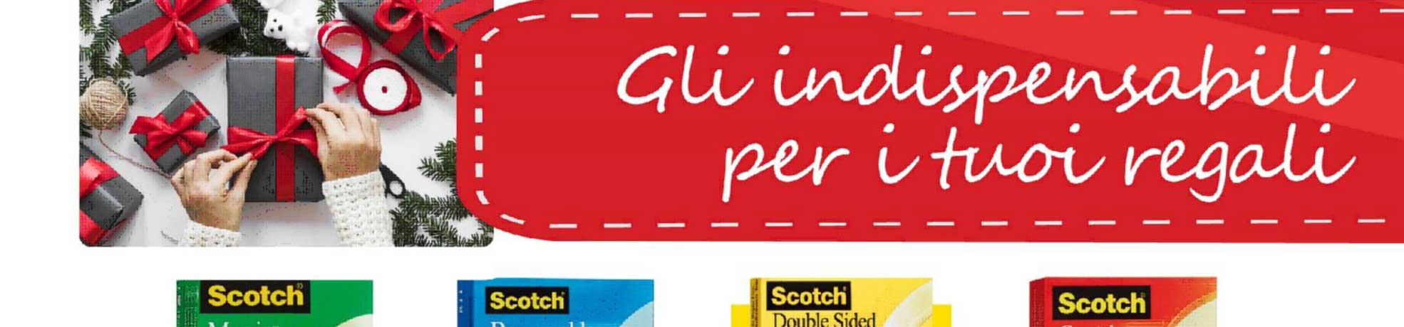 Nastri Scotch indispensabili per i tuoi regali