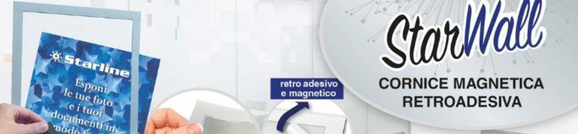 Cornice magnetica retro adesiva A4 e A3 StarWall
