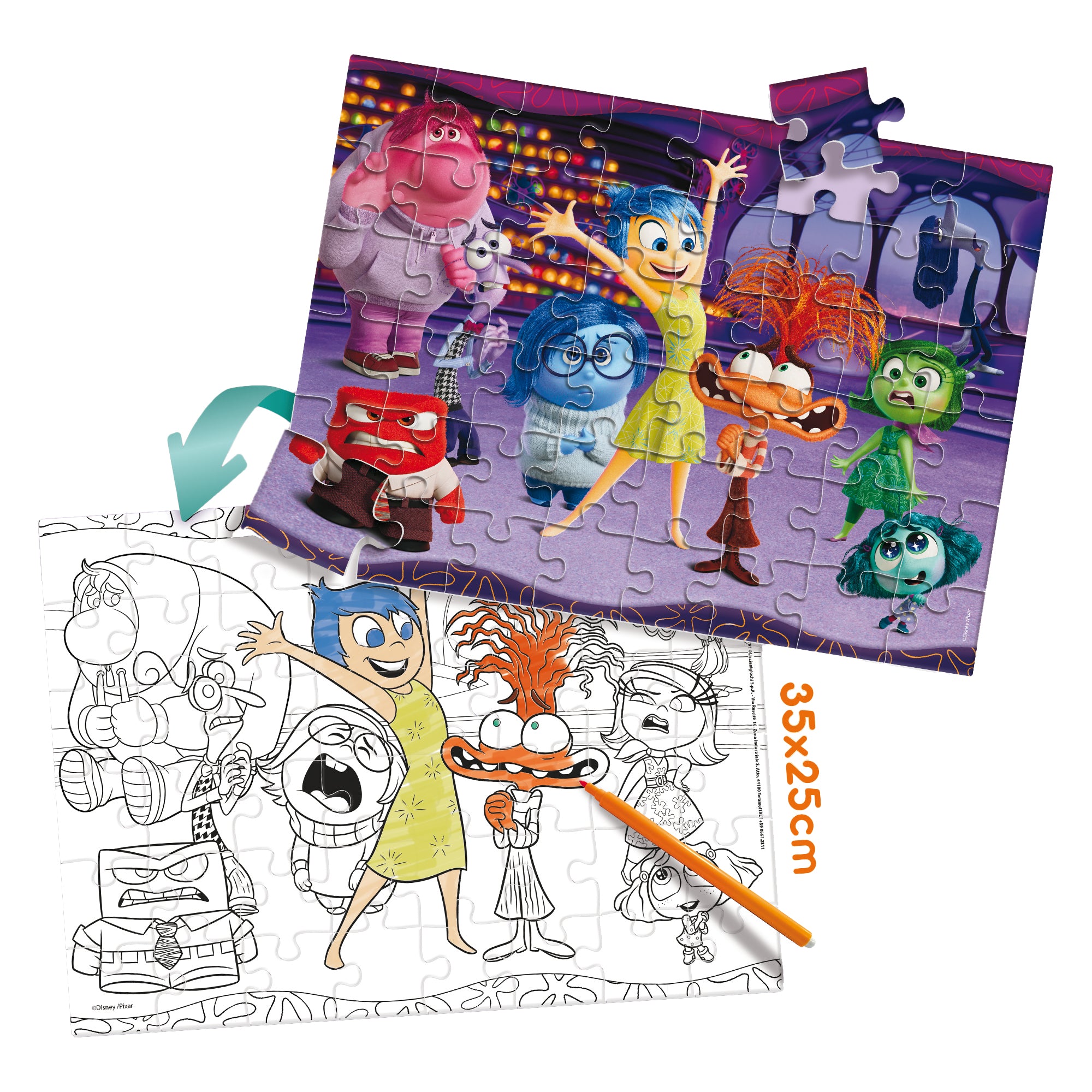 LISCIANI - Puzzle maxi 150pz ''disney inside out 2'' - 109814.