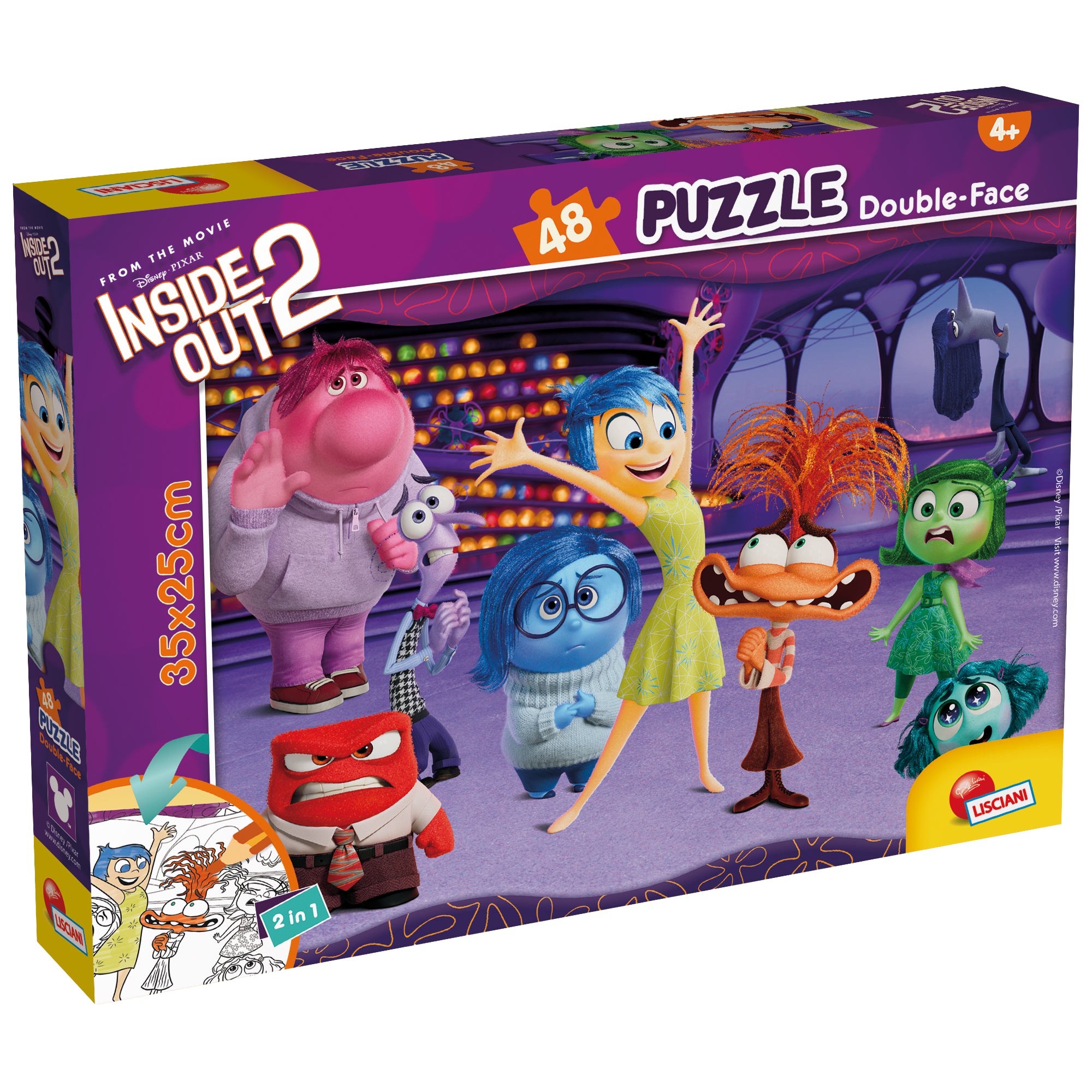 LISCIANI - Puzzle maxi 150pz ''disney inside out 2'' - 109814.
