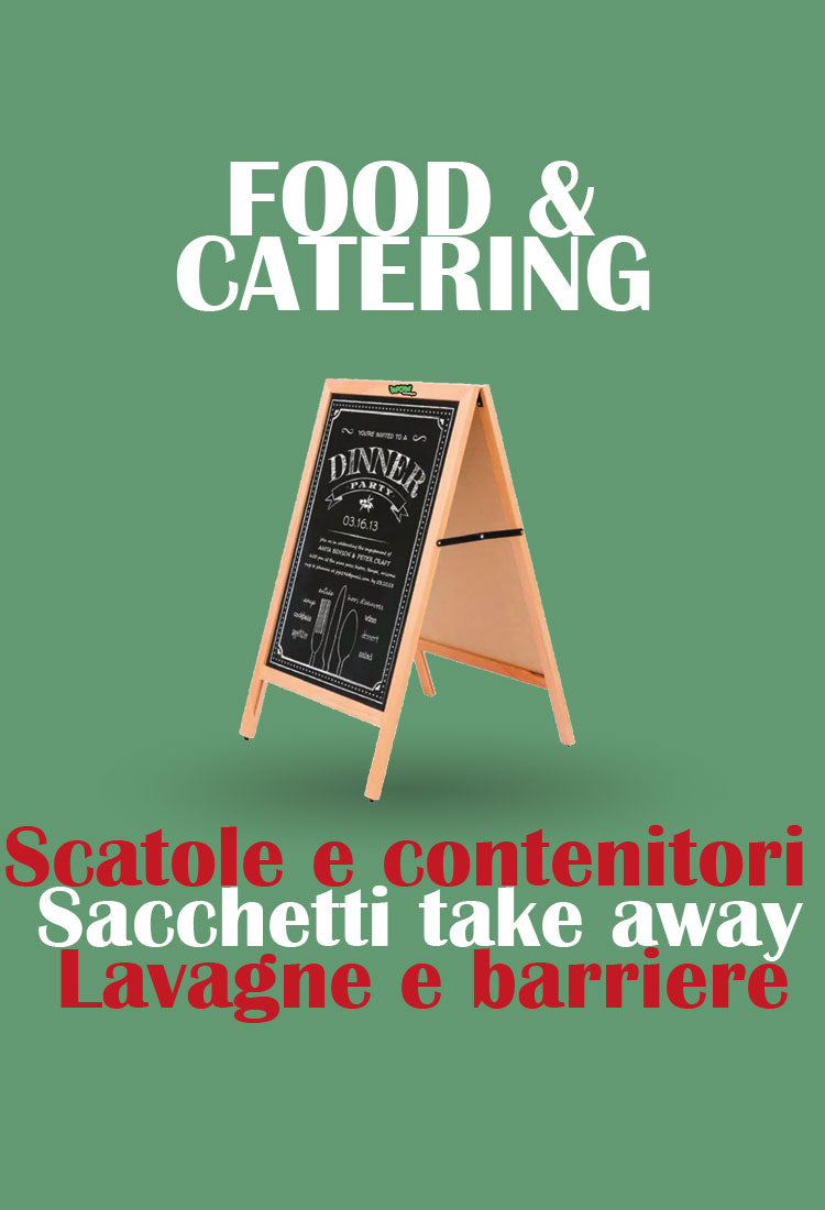 Prodotti per il catering, street food e servizio ristorazione