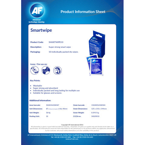af-international-salviette-umide-asciutte-smartwipes-confez-10-salviette-asmartwipe10