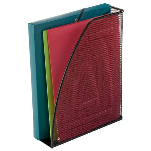 alba-portariviste-mesh-rete-metallica-nero