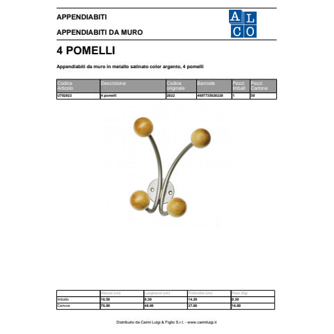 alco-appendiabiti-muro-4-pomelli-argento-legno-u702822