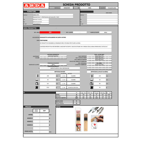 arda-raschietto-affilamine-10-foglietti-ricambio-spugna-pulire-mina-909