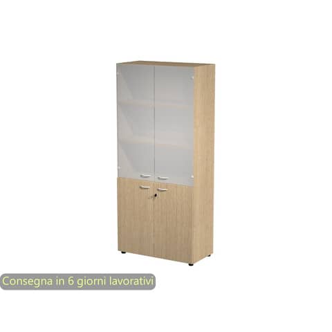 artexport-armadio-alto-componibile-2898-2-ante-basse-2-ante-medie-vetro-90x45-8x200-cm-rovere-ar-stabavm-c