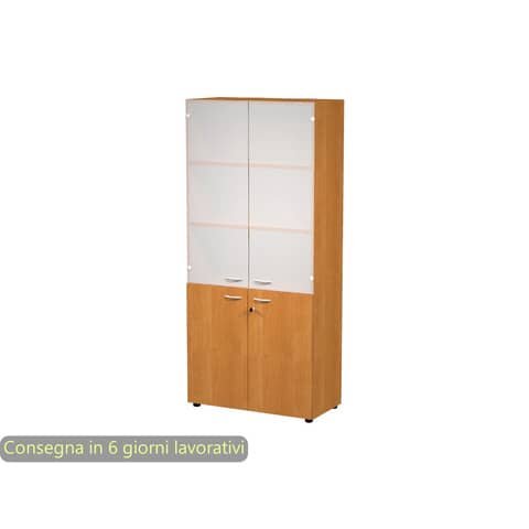 artexport-armadio-alto-componibile-2898-2-ante-basse-2-ante-medie-vetro-90x45-8x200cm-noce-chiaro-ar-stabavm-4