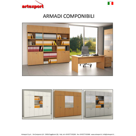 artexport-armadio-alto-componibile-2898-2-ante-basse-2-ante-medie-vetro-90x45-8x200cm-noce-chiaro-ar-stabavm-4