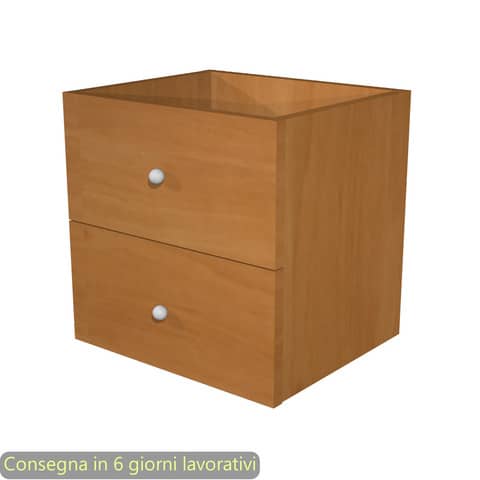 artexport-cassettiera-2cass-noce-chiaro-libreria-rainbow