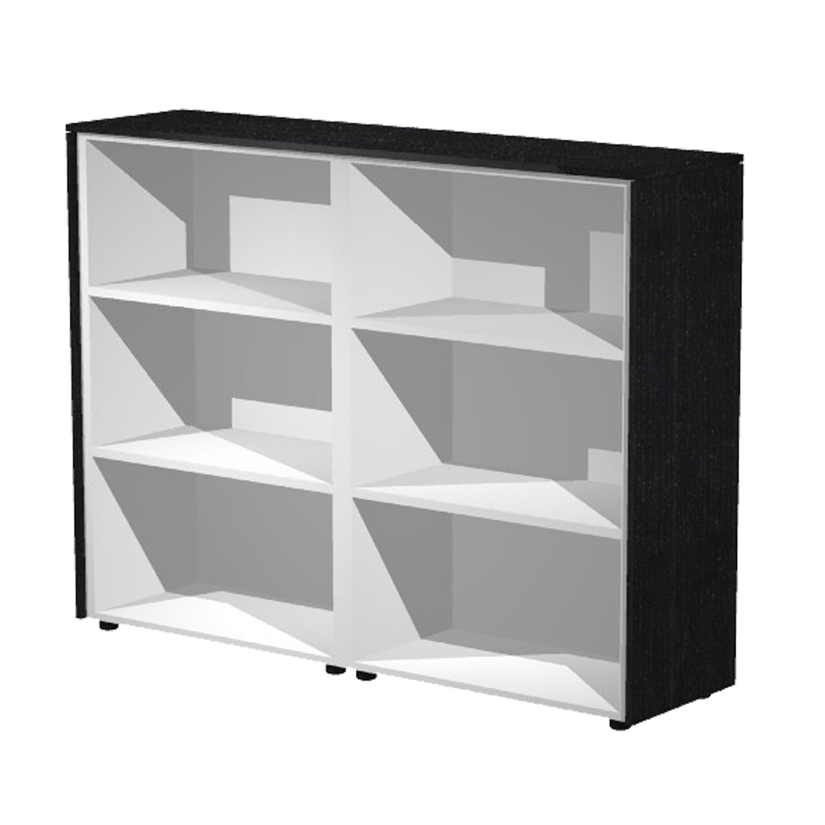 artexport-coppia-mobili-medi-giorno-162-8x43cm-h119-8cm-nero-ven-prestige