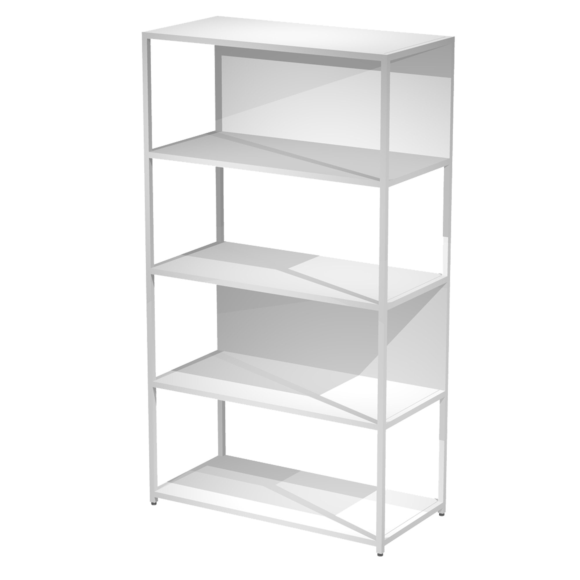 artexport-libreria-5-ripiani-90x44h161cm-struttura-metal-bianco-bianco-modular
