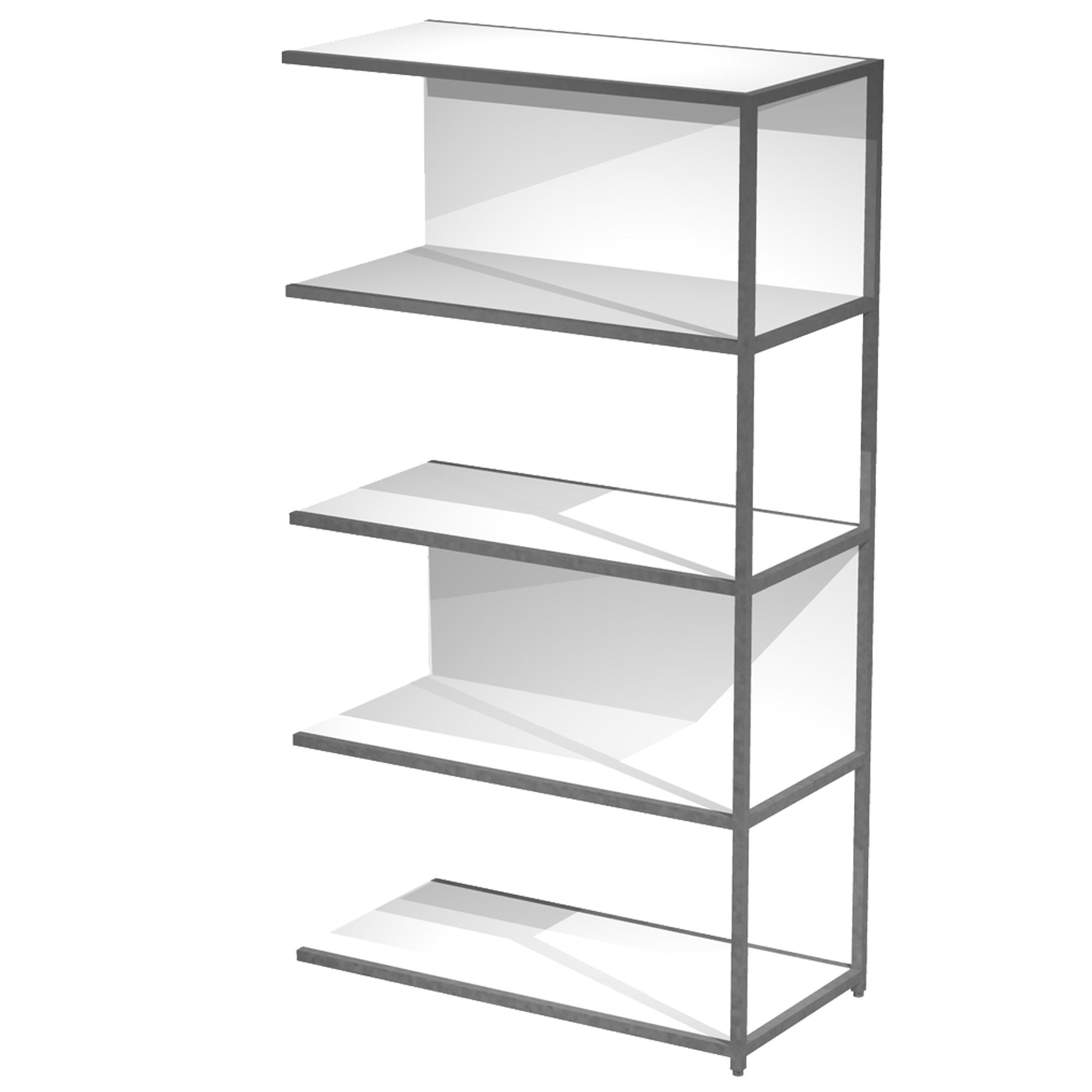 artexport-modulo-aggiuntivo-libreria-modular-90x44h161cm-struttura-antrac-bianco