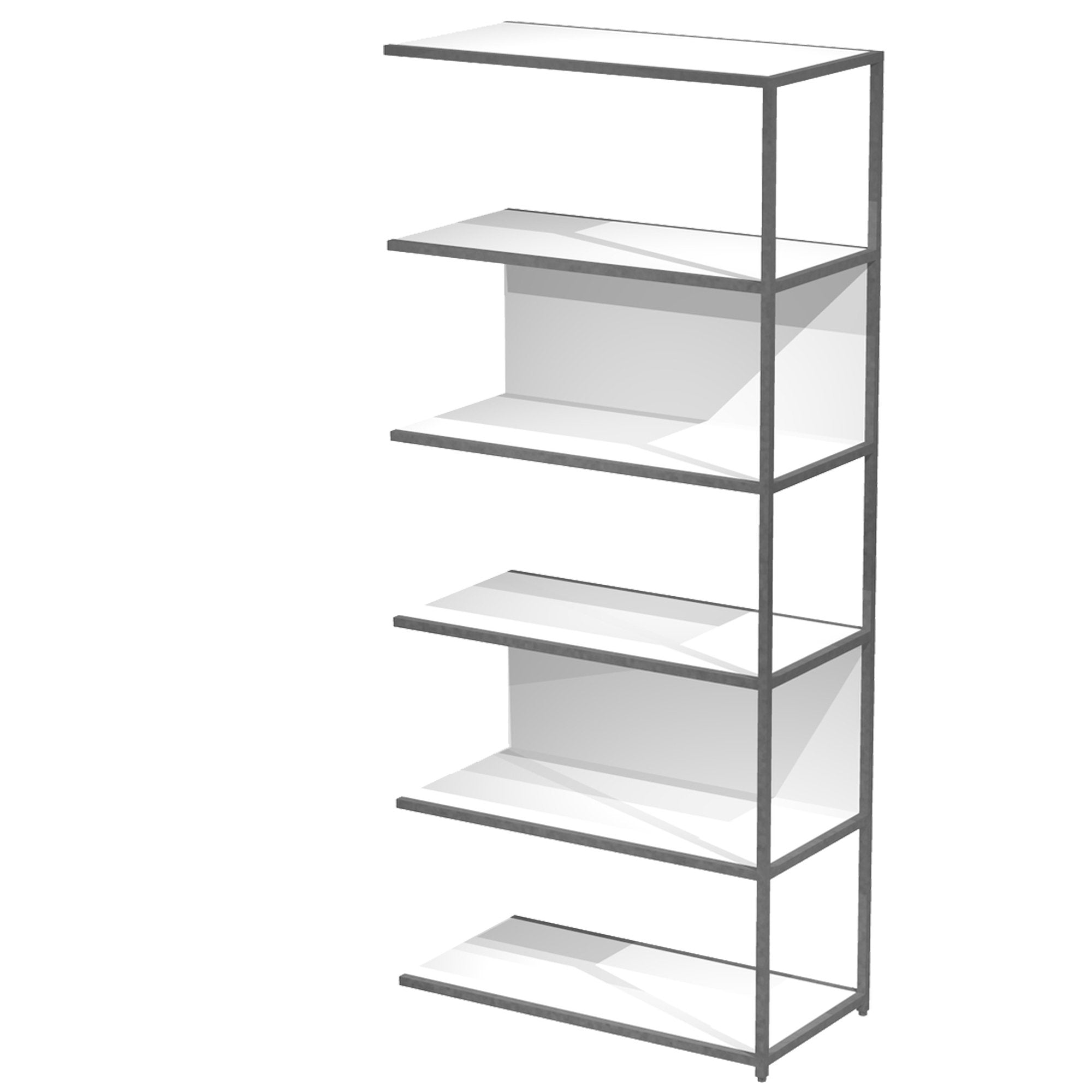 artexport-modulo-aggiuntivo-libreria-modular-90x44h200cm-struttura-antrac-bianco