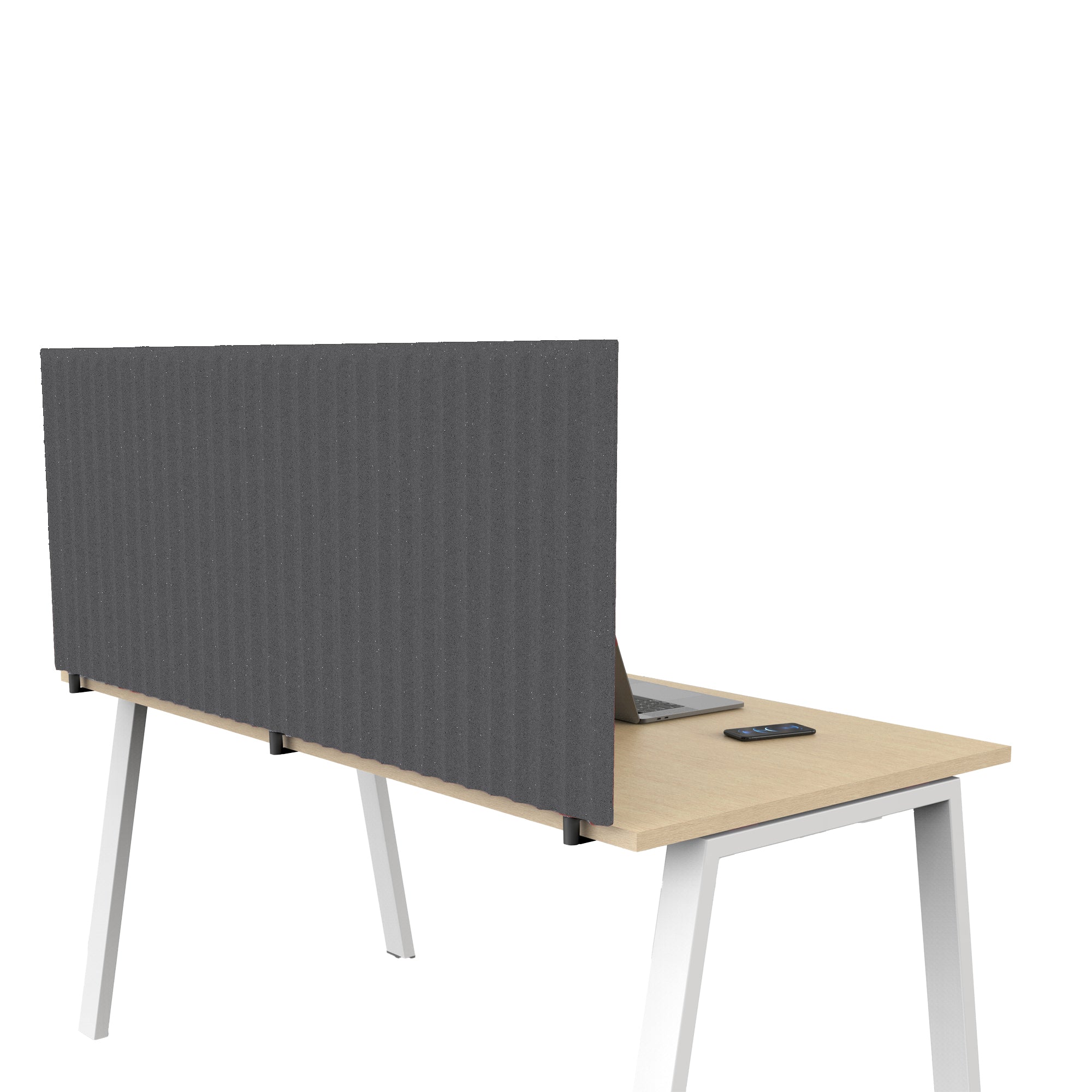 artexport-pannello-acustico-scrivania-l155xh40cm-c-morsetti-neri-grigio-medio-stripes