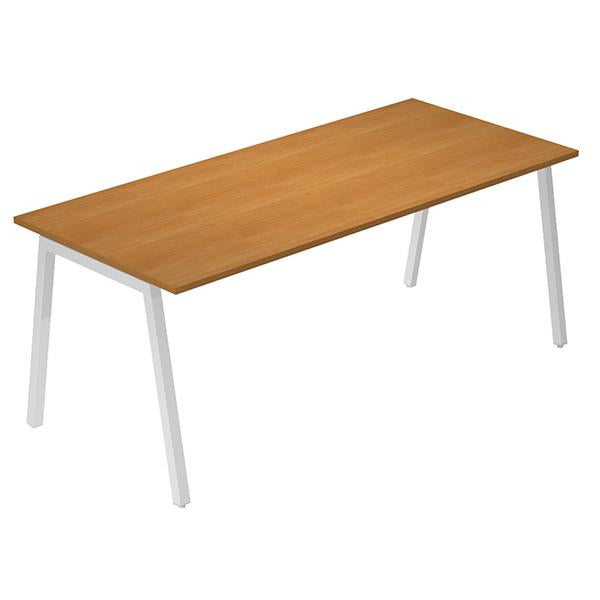 artexport-scrivania-lineare-easy-struttura-bianca-gambe-inclinate-180x80cm-piano-noce-chia