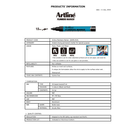 artline-marcatore-permanente-plumbers-idraulica-punta-tonda-1-5-mm-nero-plm-n