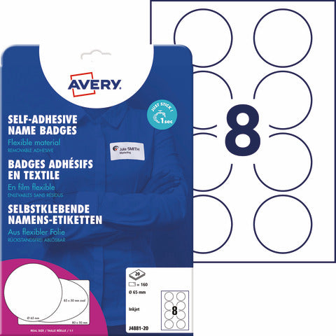 avery-badge-adesivi-tessuti-rotondi-diametro-65-mm-8-et-foglio-stampanti-inkjet-conf-20-fogli-j4881-20