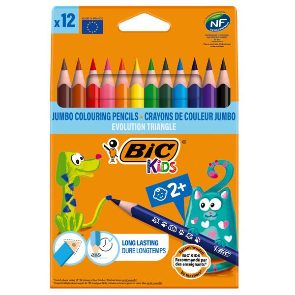 bic-kids-astuccio-12-matite-evolution-triangle-colori-assortite-bic