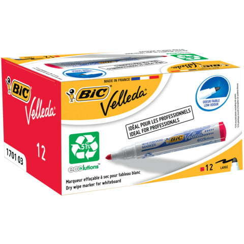 bic-marcatore-lavagne-bianche-velleda-1701-punta-conica-1-5-mm-rosso-525825