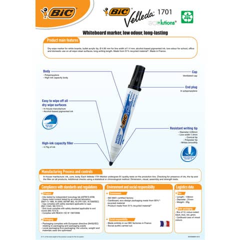 bic-marcatore-lavagne-bianche-velleda-1701-punta-conica-1-5-mm-rosso-525825