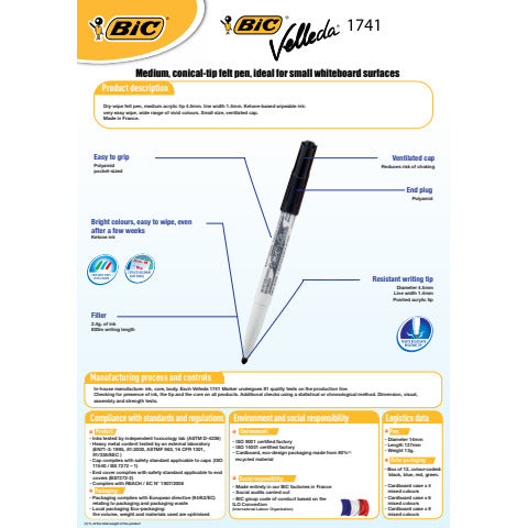 bic-marcatore-lavagne-bianche-velleda-1741-punta-conica-1-4-mm-verde-9581681