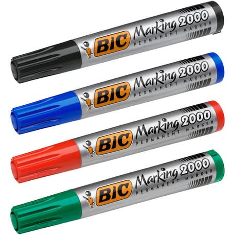 bic-marcatore-permanente-marking-2000-punta-conica-4-95-mm-assortiti-conf-4-pezzi-8209112