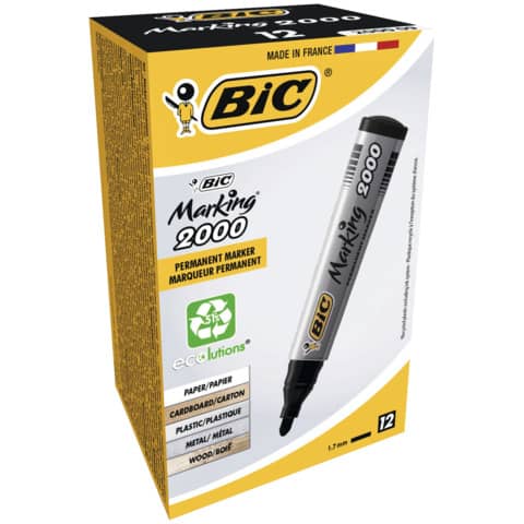 bic-marcatore-permanente-marking-2000-punta-conica-4-95-mm-nero-8209153