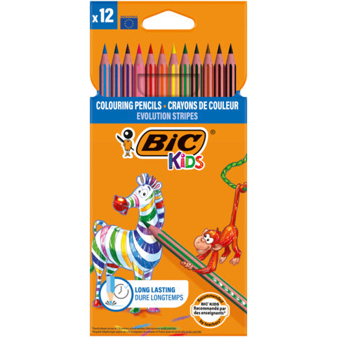 bic-matite-colorate-kids-evolution-stripes-3-05-mm-fusto-esagonale-conf-12-pezzi-assortiti-9505222