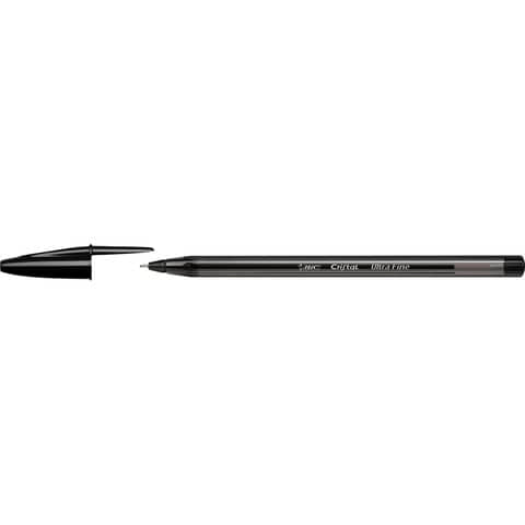 bic-penna-sfera-cappuccio-cristal-exact-0-7-mm-nero-992603