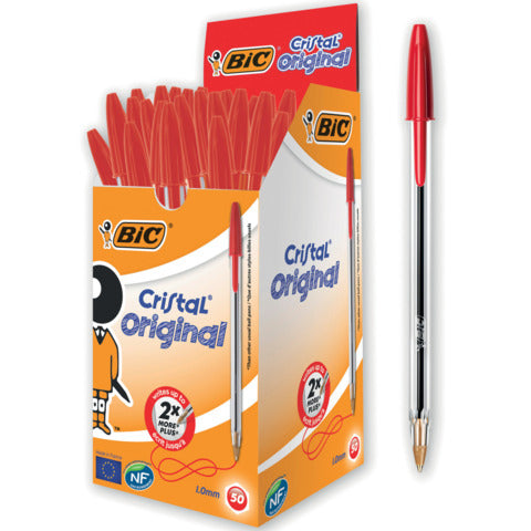 bic-penna-sfera-cristal-m-1-mm-rosso-conf-50-pezzi-8373619