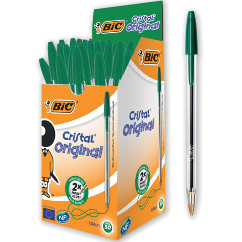 bic-penna-sfera-cristal-m-1-mm-verde-conf-50-pezzi-8373629