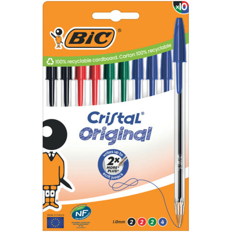 bic-penna-sfera-cristal-original-1-mm-colori-assortiti-conf-10-pz-516354
