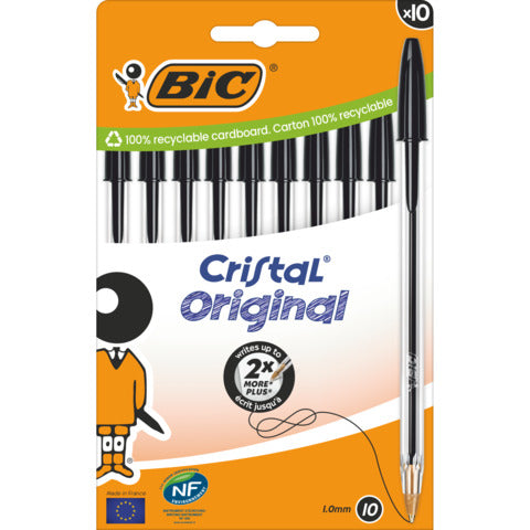 bic-penna-sfera-cristal-original-1-mm-nero-conf-10-pz-516353