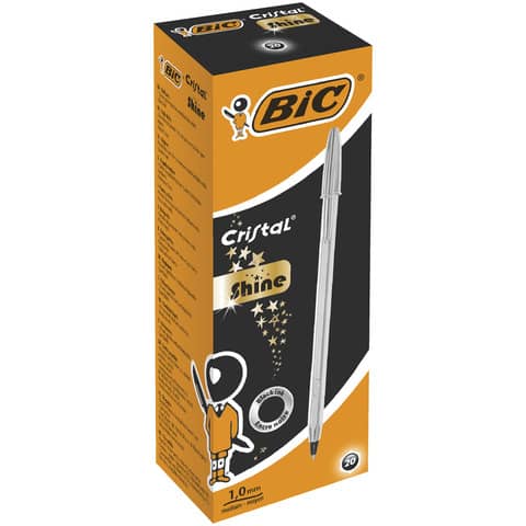 bic-penna-sfera-cristal-shine-silver-m-1-mm-nero-526280