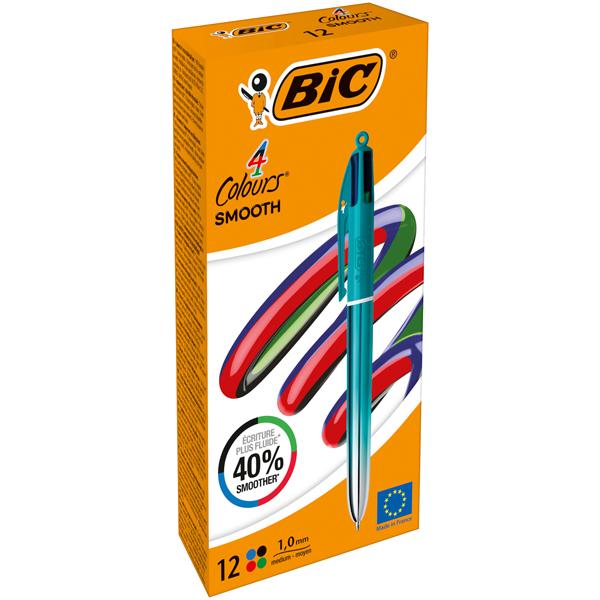 bic-scatola-12-penna-sfera-scatto-4-colori-smooth-fusto-verde-acqua-1-0mm