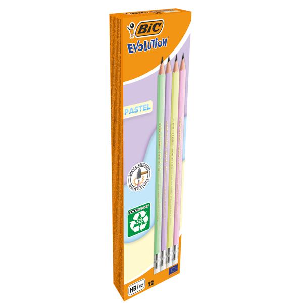 bic-scatola12-matite-c-gommino-evolution-pastel