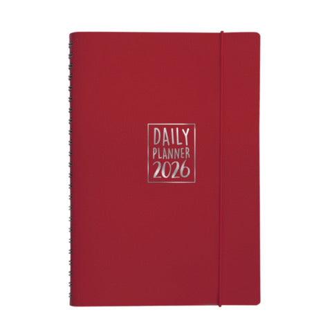 biembi-agenda-giornaliera-2026-rosso-magenta-spiralata-copertina-cuoio-rigenerato-15x21cm-bnz265c72-r