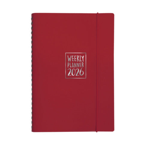 biembi-agenda-settimanale-2026-rosso-magenta-spiralata-copertina-cuoio-rigenerato-9x14-cm-bnz265c70-r
