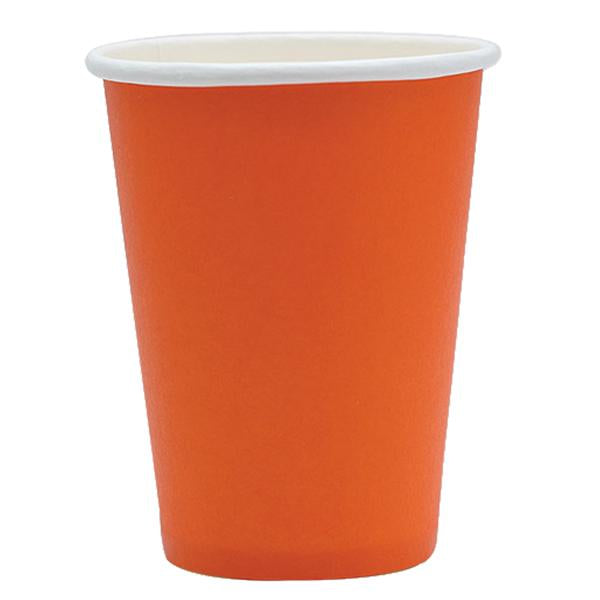 big-party-25-bicchieri-250cc-ecocolor-biodegradabile-arancione
