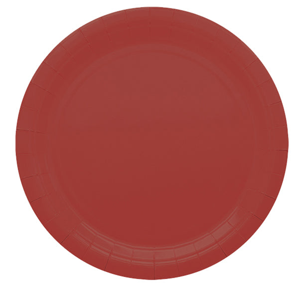 big-party-25-piatti-piani-d24cm-ecocolor-biodegradabile-rosso-intenso