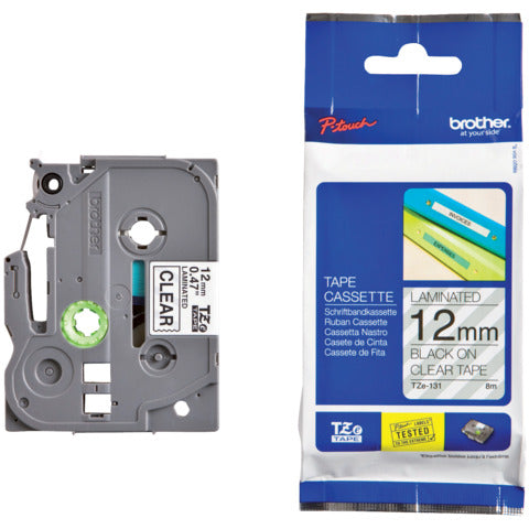brother-nastro-laminato-etichettarice-12-mm-x-8-mt-nero-trasparente-tze-131