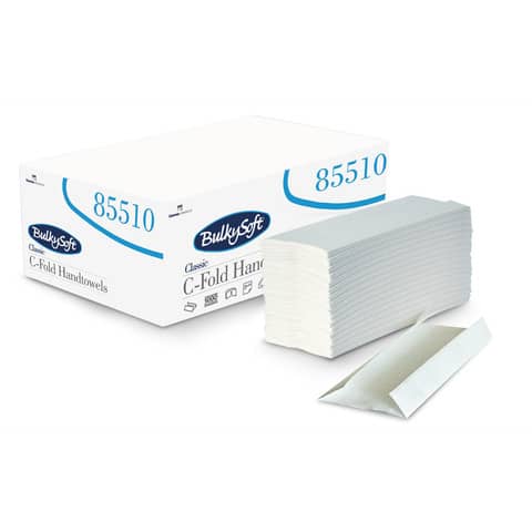 bulkysoft-asciugamani-interfogliati-piagatura-23x31-cm-bianco-cf-20-fascette-153-fogli-85510-e20