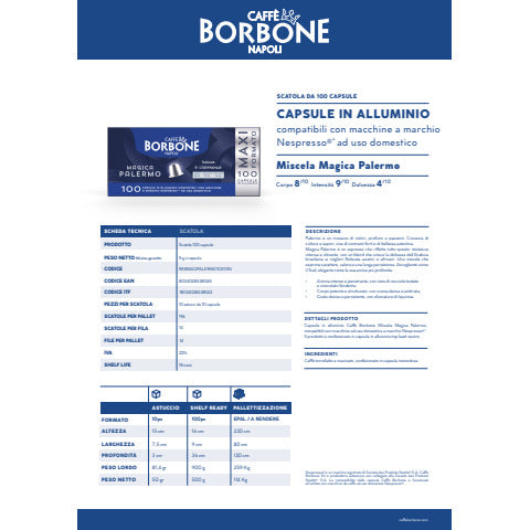 caffe'-borbone-capsule-compatibili-nespresso-magica-palermo-miscela-blu-conf-100-pz-rebmagpalermo10x10n