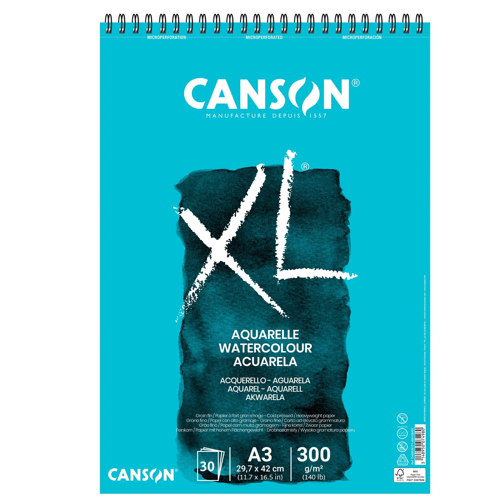 canson-album-xl-aquarelle-f-to-a3-300gr-30fg