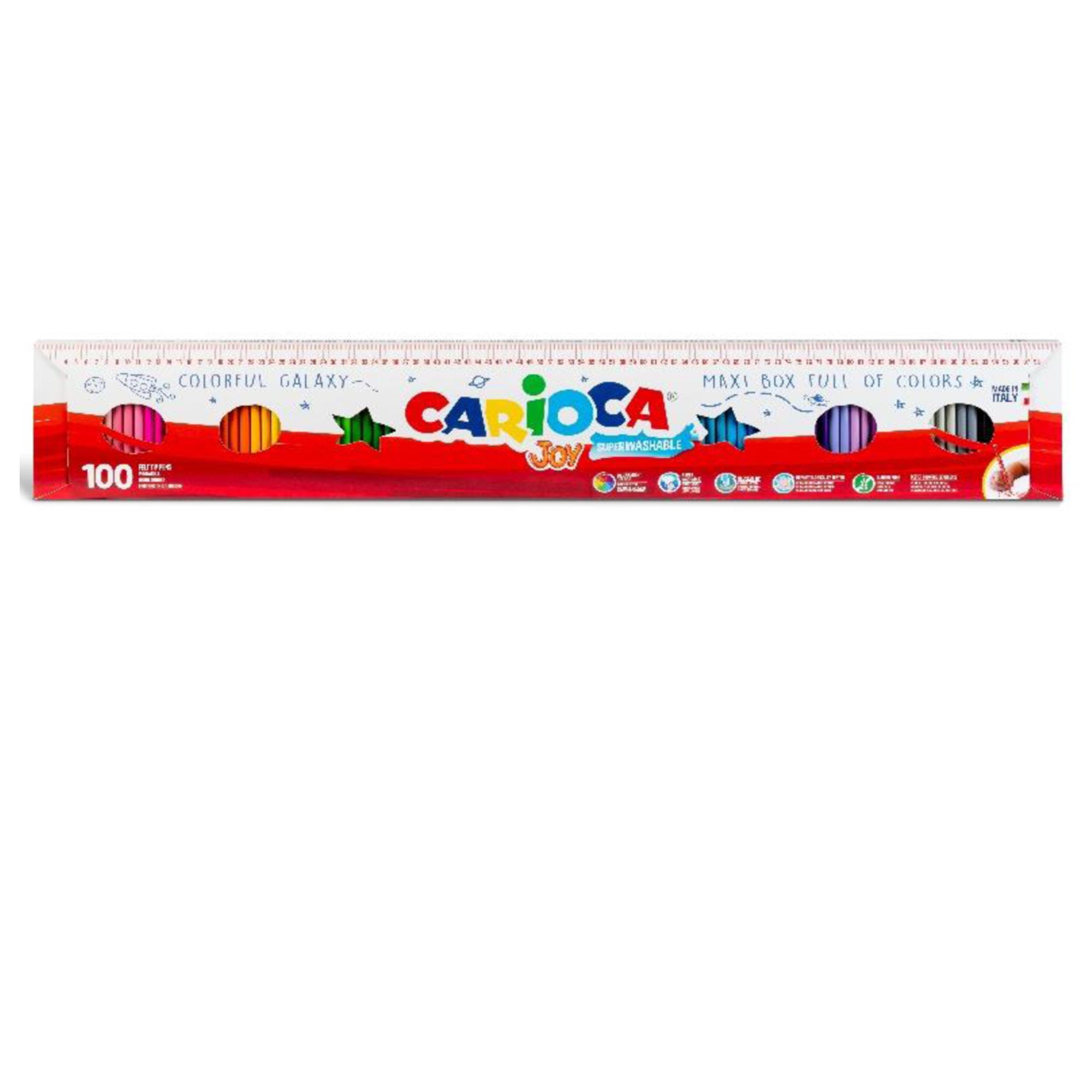 carioca-astuccio-100-pennarelli-joy-lavabili-colori-assortiti