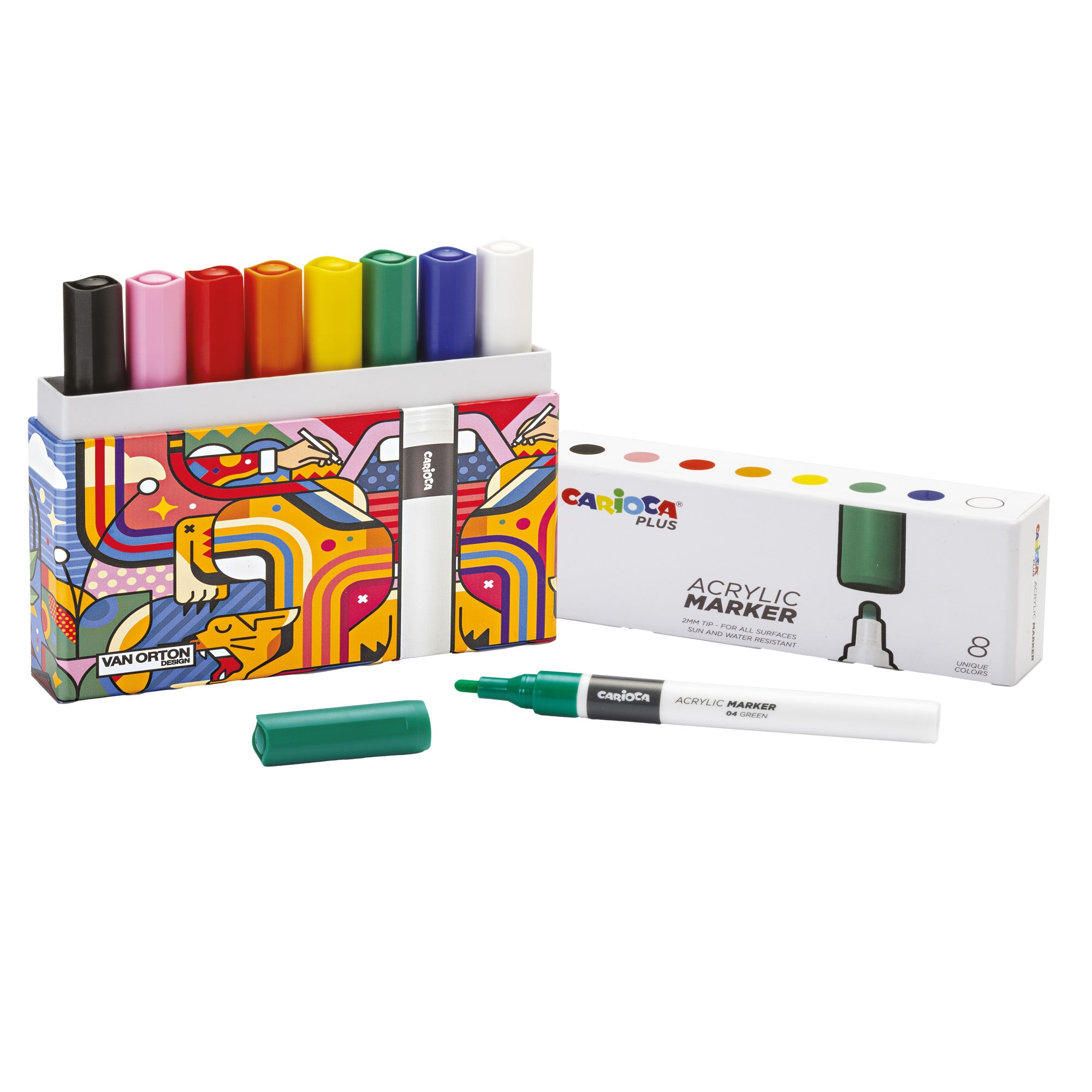 carioca-astuccio-8-marcatori-acrilici-colori-assortiti-plus