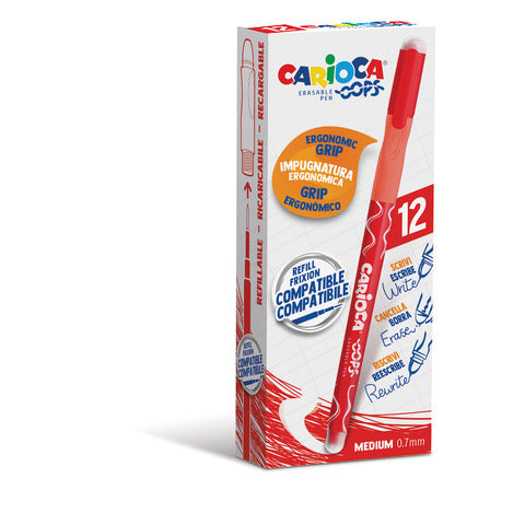 carioca-penne-cancellabili-oops-inchiostro-termosensibile-m-0-7-mm-conf-12-pz-rosso-43039-03