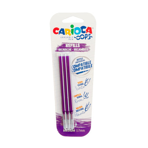 carioca-refill-penne-cancellabili-oops-0-7-mm-blister-3-pz-viola-43041-09
